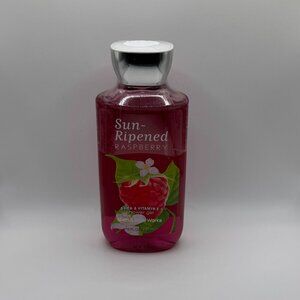 Bath & Body Works Sun-Ripened Raspberry Shower Gel Shea Vitamin E 10 oz Sealed